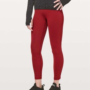 Lululemon Train Times 7/8 Pant 25" - Red